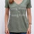 Strong Women V-Neck T-Shirt – Ethical Coffee Tee Made in Guatemala